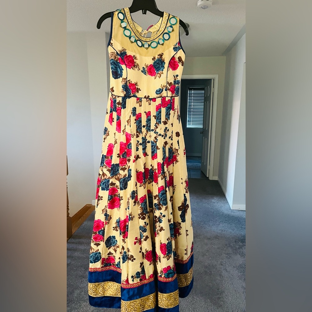 Indian Suit Anarkli Floral
